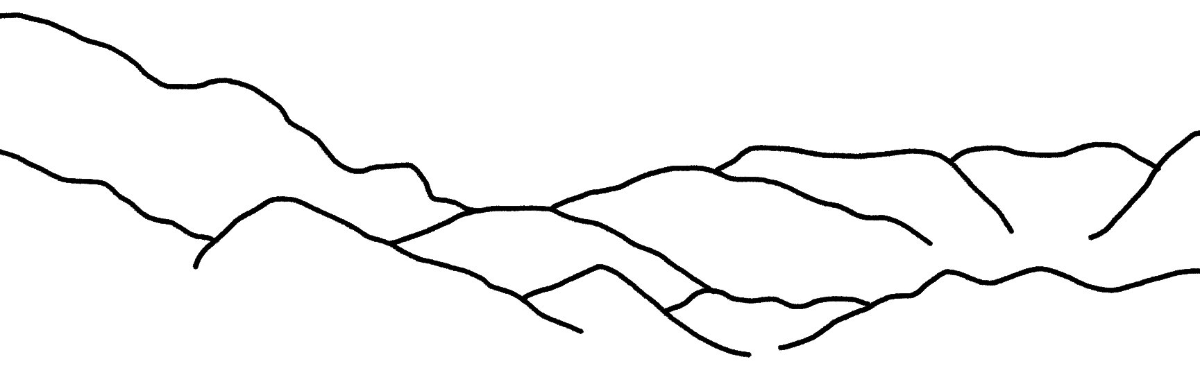 Ilustración de los cerros de Chihuahua