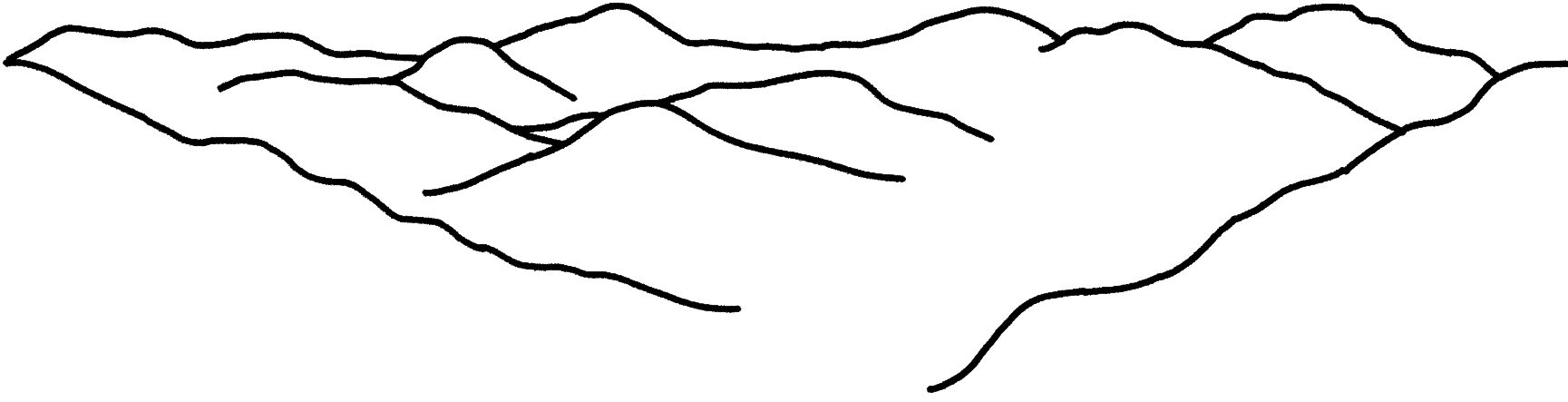 Ilustración de cerros